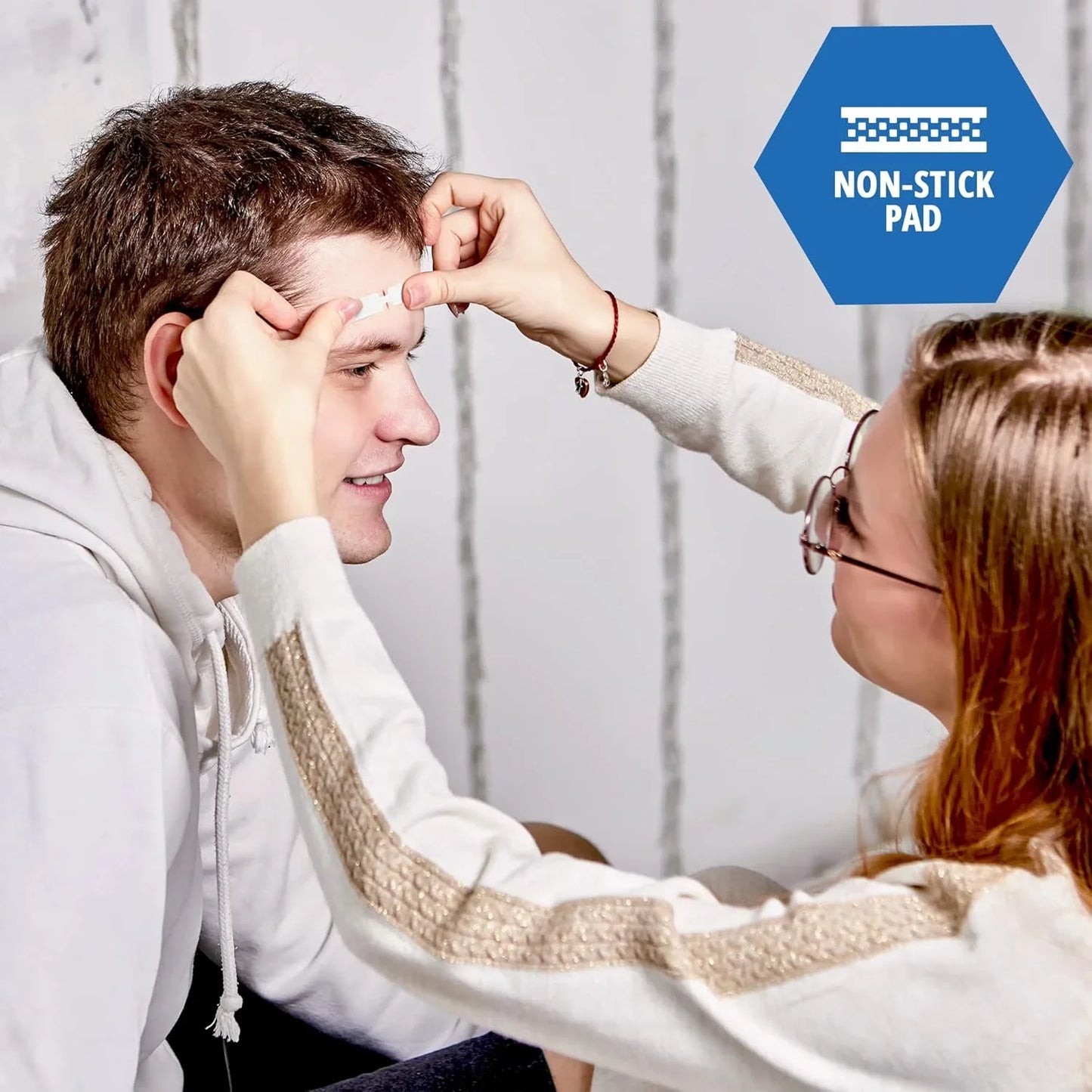 MedPride Adhesive Bandage, Butterfly Wound Closures Fabric, 1/2" x 2.75" Large, Sterile - 100/Box, Case of 24 (2400 Count)