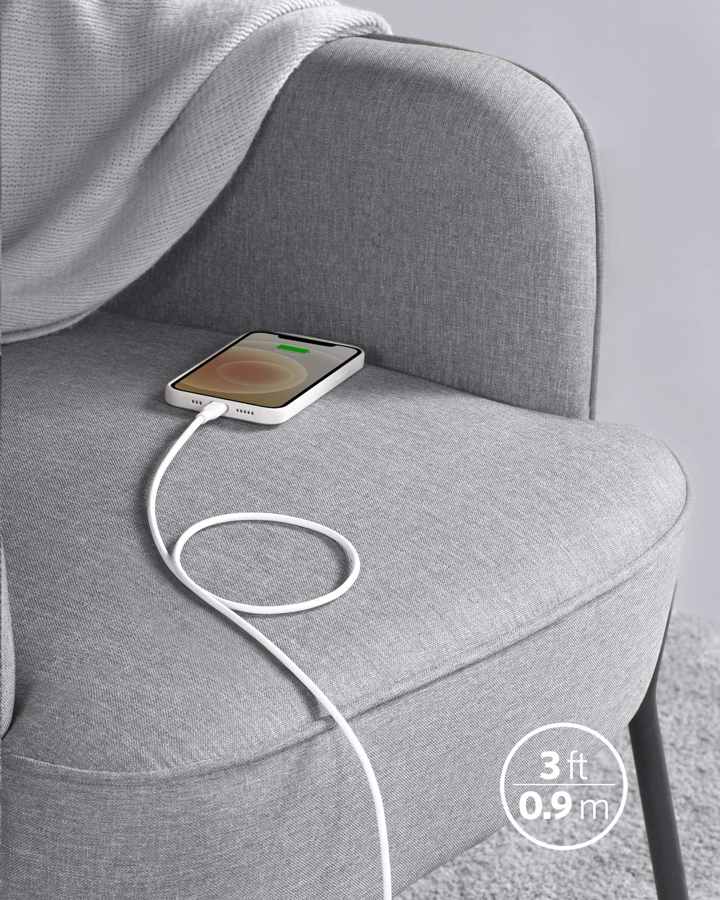 Anker <b>641</b> USB-C to Lightning Cable (Flow, Silicone)