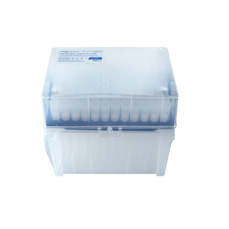 Dynarex Universal Pipette Tips with Filter, 96 tips/rack, 10racks/box, 5 bxs/case (4800 Count)