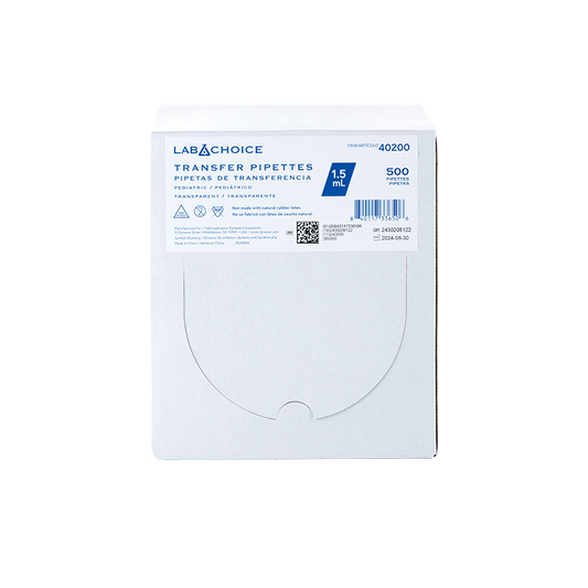 Dynarex Graduated Transfer Pipettes - 500ea/bag, 10bags/case (5000 Count)