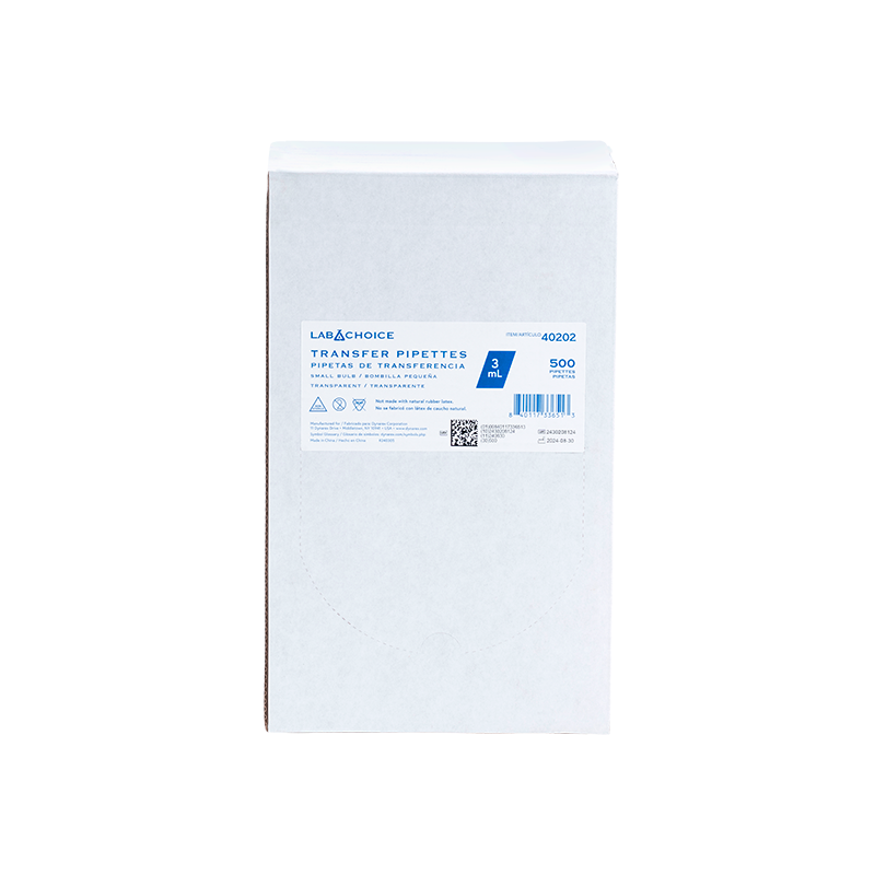 Dynarex Graduated Transfer Pipettes - 500ea/bag, 10bags/case (5000 Count)