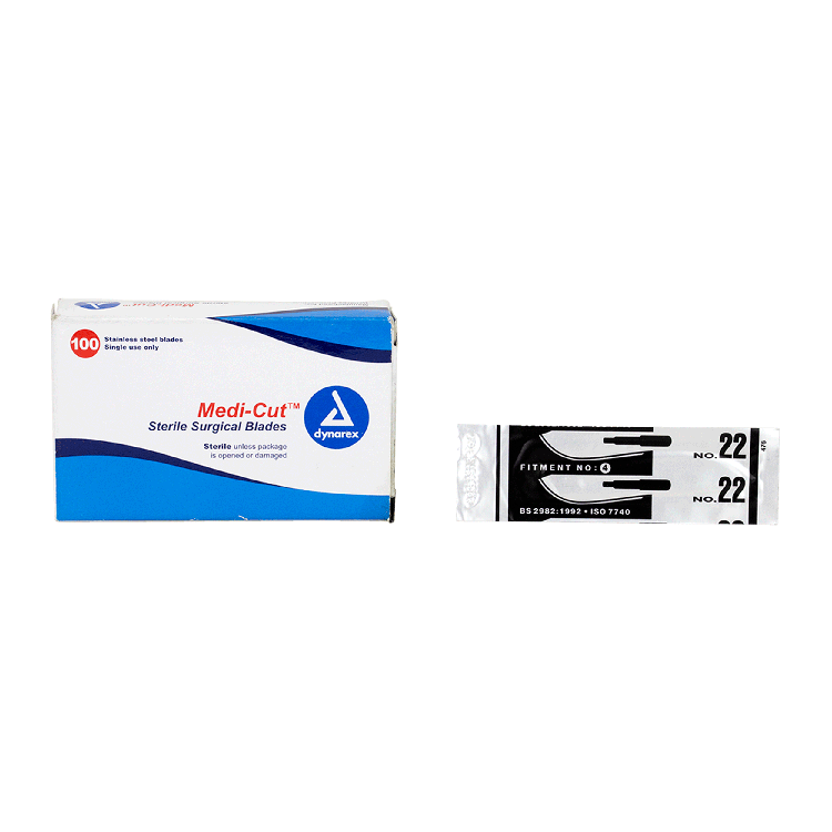 Dynarex Medi-Cut Sterile Blades, 100ea/bx (100 Count)