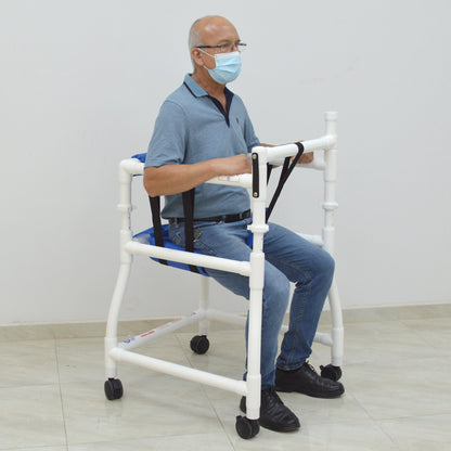 MJM International 415-3 18" internal width, height adjustable, 3" twin casters, 250 lbs weight capacity