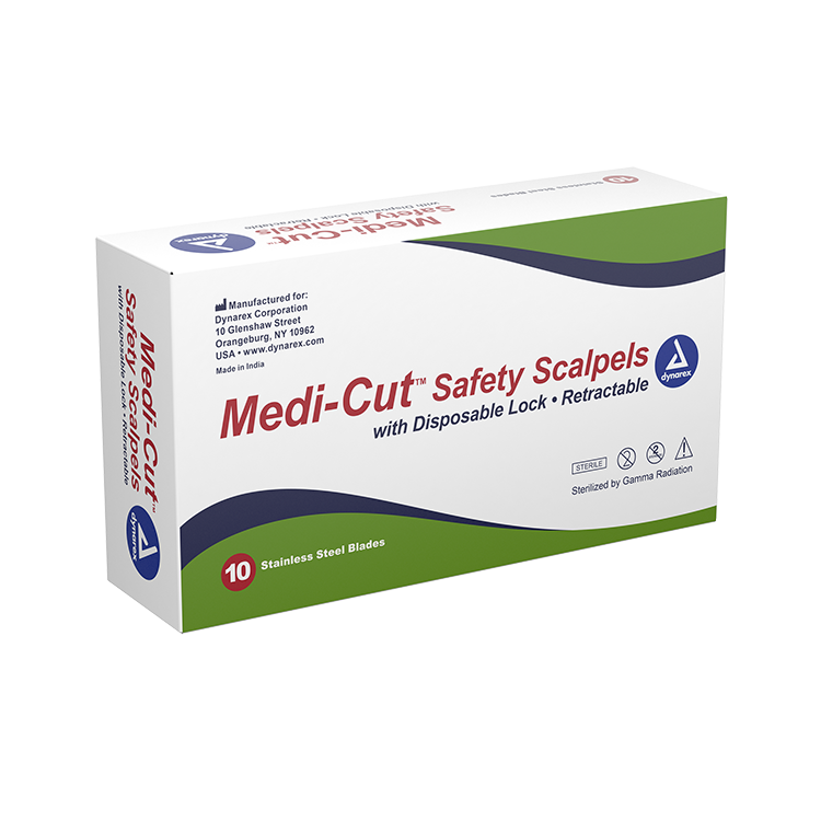 Dynarex Medi-Cut Safety Scalpels (10 Count)
