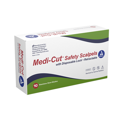 Dynarex Medi-Cut Safety Scalpels (10 Count)
