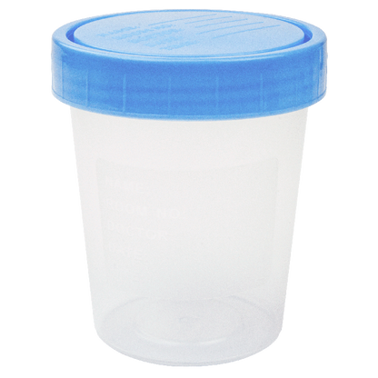 Dynarex Specimen Containers, 4 oz. Non-Sterile, Bulk (500 Count)