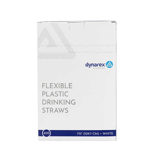 Dynarex Flexible Plastic Drinking Straws (10000 Count)