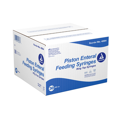 Dynarex Enteral Feeding Piston Syringes (30 Count)