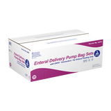 Dynarex Enteral Delivery Pump Bag Set - w/ ENFit Connector (30 Count)
