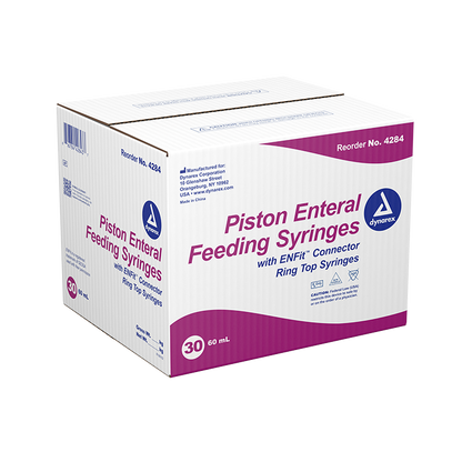 Dynarex Enteral Feeding Piston Syringes (30 Count)