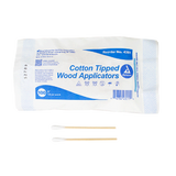 Dynarex Cotton Tipped Wood Applicators - Non-Sterile, in Pouch (10000 Count)