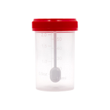Dynarex Stool Specimen Container with Spoon, 60mL (400 Count)