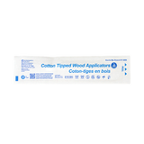 Dynarex Cotton Tipped Wood Applicators - Sterile, in Pouch (2000 Count)