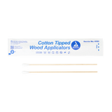 Dynarex Cotton Tipped Wood Applicators - Sterile, in Pouch (2000 Count)