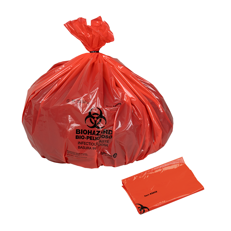Dynarex Biohazard Bags, 36” x 30” (200 Count)