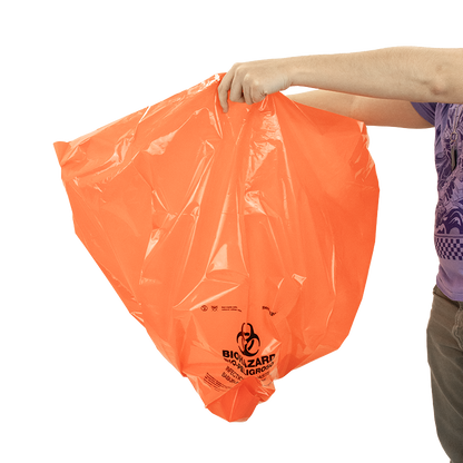 Dynarex Biohazard Bags, 39” x 33” (100 Count)