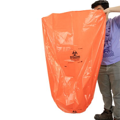 Dynarex Biohazard Bags, 36” x 58” (100 Count)