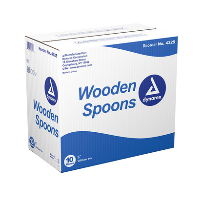 Dynarex Wooden Spoons (10000 Count)