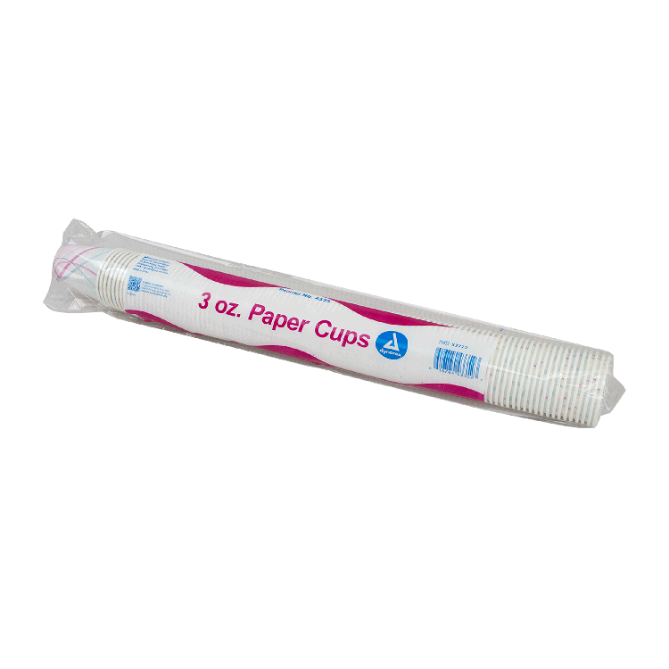 Dynarex Paper Cups - 100ea/bx, 25bxs/cs (2500 Count)