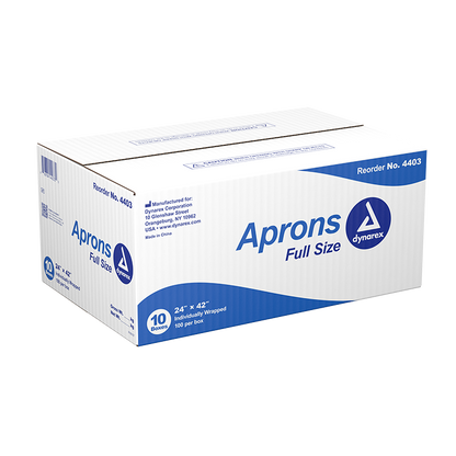 Dynarex Polyethylene Aprons (1000 Count)