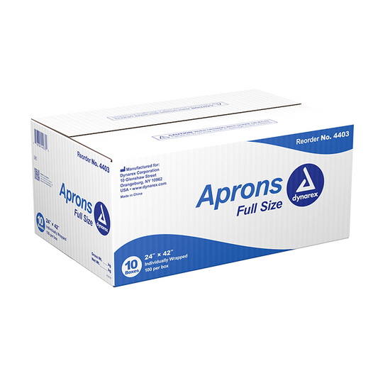 Dynarex Polyethylene Aprons (1000 Count)