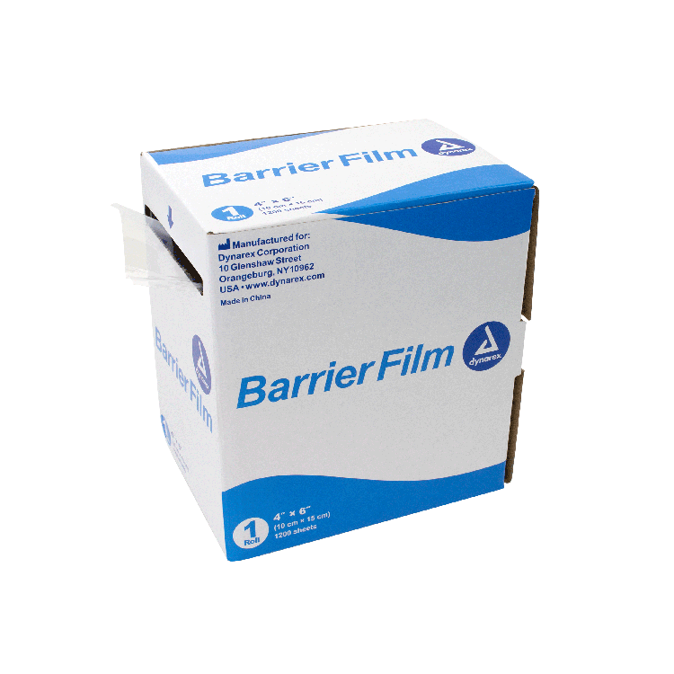 Dynarex Dental Barrier Films, 1200ea/bx, 8 bxs/cs (9600 Count)