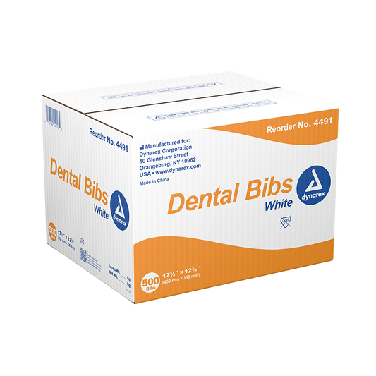 Dynarex Dental Bibs (500 Counts)