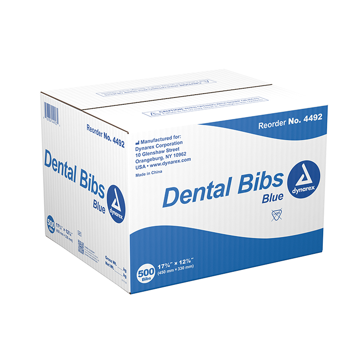 Dynarex Dental Bibs (500 Counts)