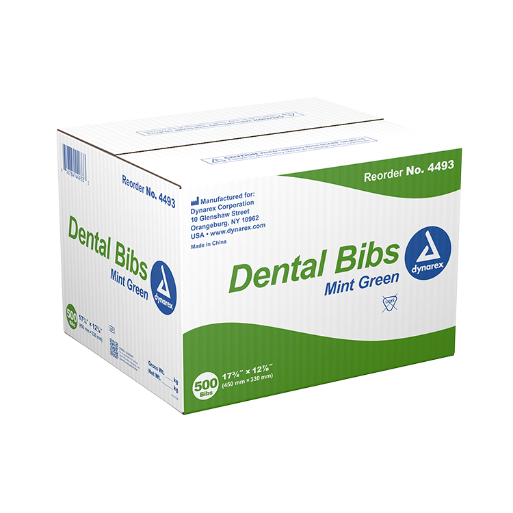 Dynarex Dental Bibs (500 Counts)