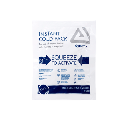 Dynarex Instant Cold Pack, 4" x 5" (72 Count)