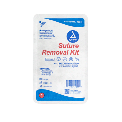 Dynarex Suture Removal Kit - Sterile (50 Count)