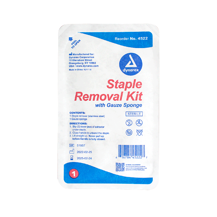 Dynarex Staple Removal Kits (50 Count)