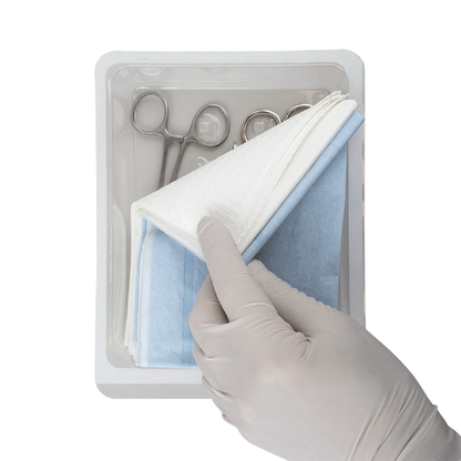 Dynarex Minor Laceration Tray w/ Instruments (20 Count)