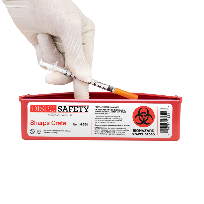 Dynarex Sharps Crate (40 Count)