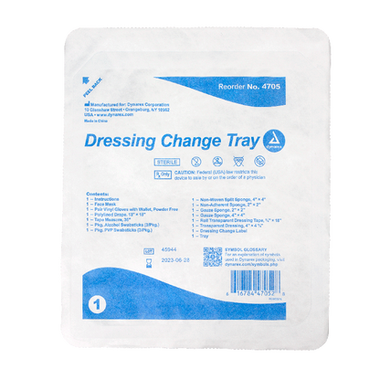 Dynarex Dressing Change Tray (20 Count)