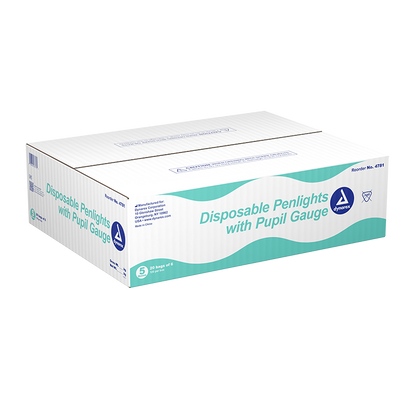 Dynarex Disposable Penlight with Pupil Gauge (120 Count)