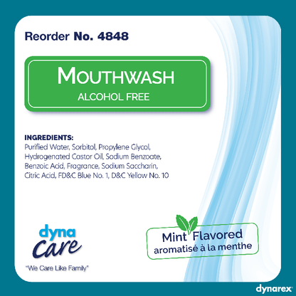 Dynarex Mouthwash - Mint Flavored (96 Count)