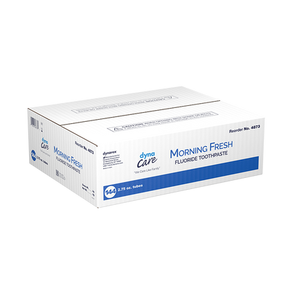 Dynarex Morning Fresh Mint Toothpaste with Fluoride (144 Count)