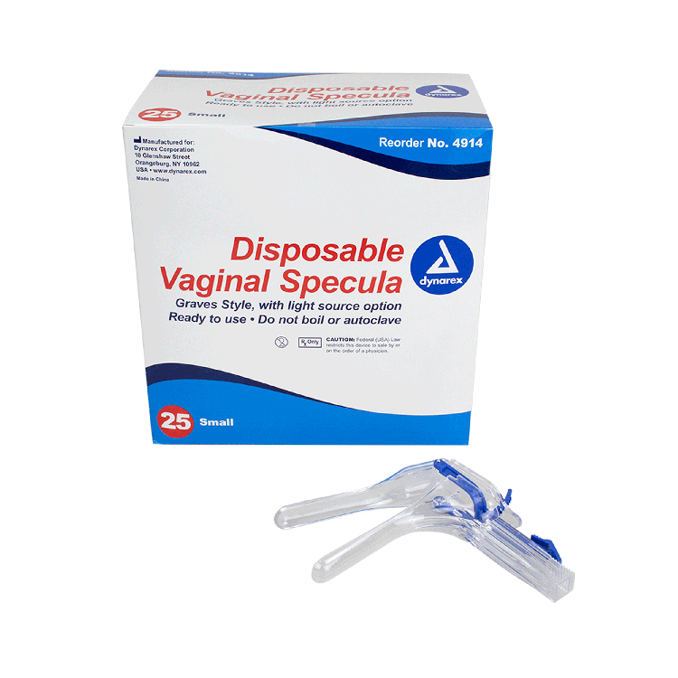 Dynarex Vaginal Speculum Disposable (100 Count)