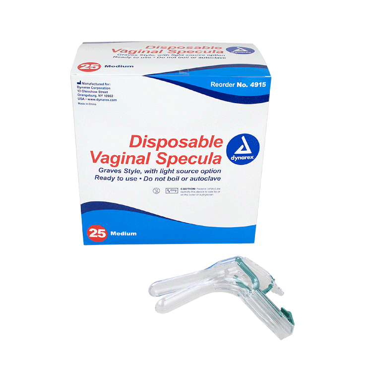 Dynarex Vaginal Speculum Disposable (100 Count)