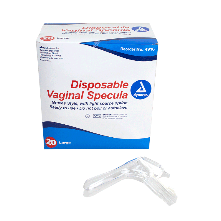 Dynarex Vaginal Speculum Disposable (100 Count)