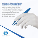 Dynarex Plastic Thumb Forceps Bulk, 4.25" (3000 Count)