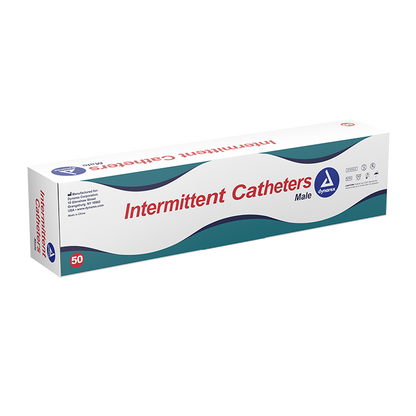 Dynarex Intermittent Catheter, Male - Sterile (50 Count)