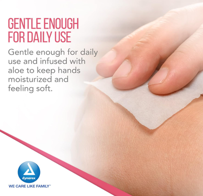 Dynarex Nice'n Fresh Towelette, 5.5" x 8", 18can/case (1260 Count)