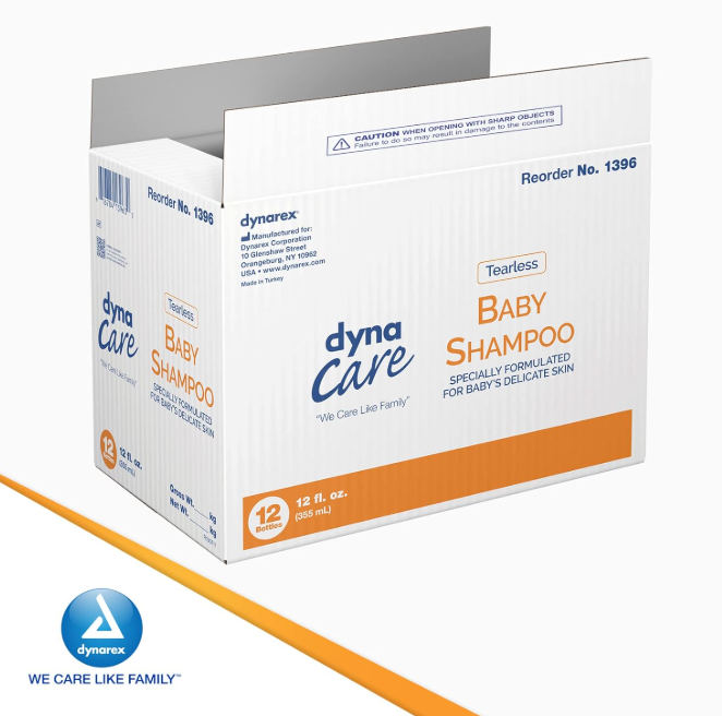 DynaCare Baby Shampoo, 12 oz. 12bot/case (12 Count)
