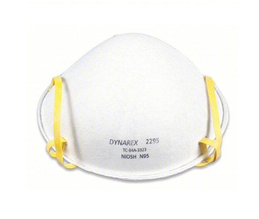 Dynarex N95 Particulate Respirator Mask, Molded  20ea/bx, 12bx/cs (240 Count)
