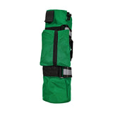 Portable Oxygen Cylinder Sleeve Bag Star Of Life - Zippered Storage Tank Pouch w/ Adjustable Straps - Green