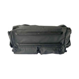 LINE2design First Aid Deluxe EMS Oxygen Medical Bag, All Impervious Fully Padded with Shoulder Straps & Yellow Trim - Black