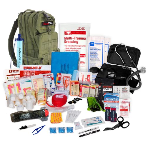 Fully Stocked Rucksack Assault Trauma Tactical IFAK Kit