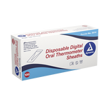 Dynarex Disposable Digital Oral Thermometer Sheaths - 100ea/bx, 50bxs/cs (5000 Count)